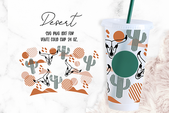 24OZ VENTI COLD CUP DESERT