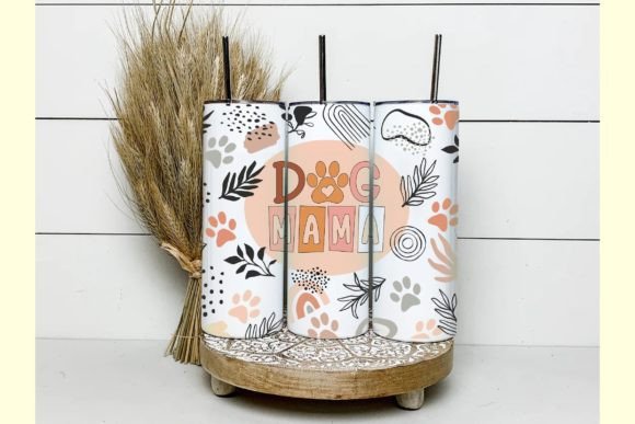 Boho Dog Mama 20oz Tumbler Design