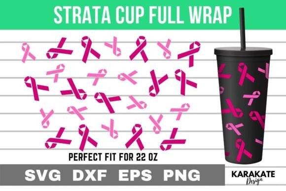 Campaign Ribbon, 22 Oz Strata Cup Wrap