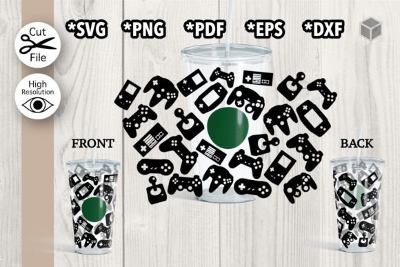 Gamer Controllers Cup Wrap