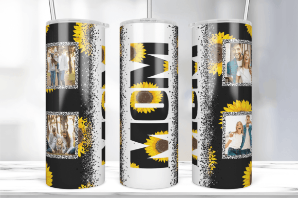 MOM Polaroid Photo 20 Oz Tumbler Wrap