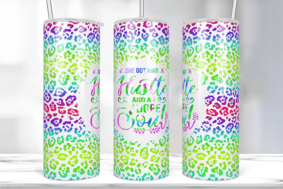 She Got Mad Hustle Tumbler Wrap PNG