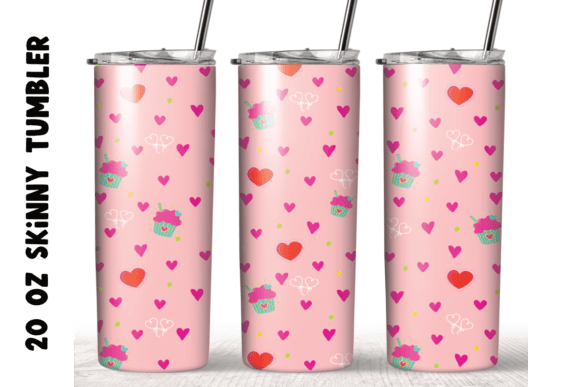 Valentines Candy Hearts 20 Oz Tumbler
